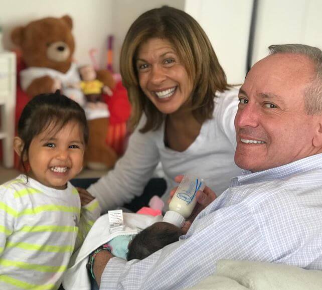 Haley Joy Kotb with her parents Hoda Kotb and Joel Schiffman and sister Hope Catherine Kotb.